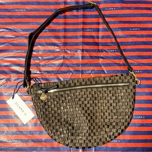 Clare V. Grande Fanny Pack in Brown Black NWT LAST ONE